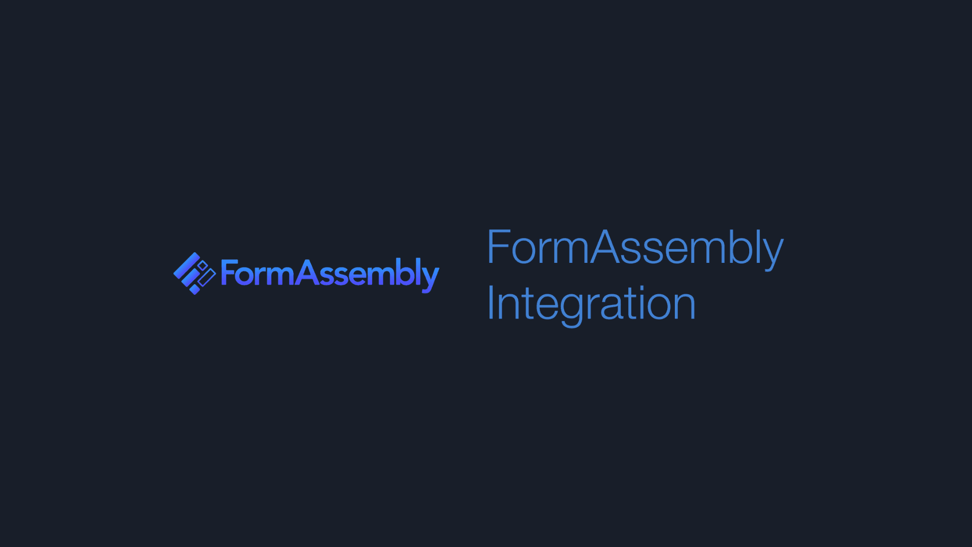 FormAssembly Address Lookup Integration